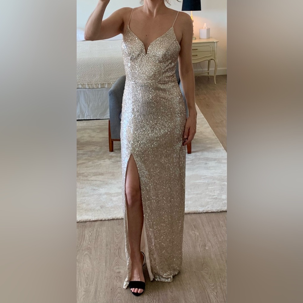 B. Smart Blush Sequin Dress
